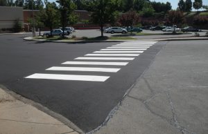 Rabine Paving Parking Lot and Crosswalk Striping