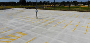 Large Midwest Concrete Parking Lot Pavement Maintenance Project